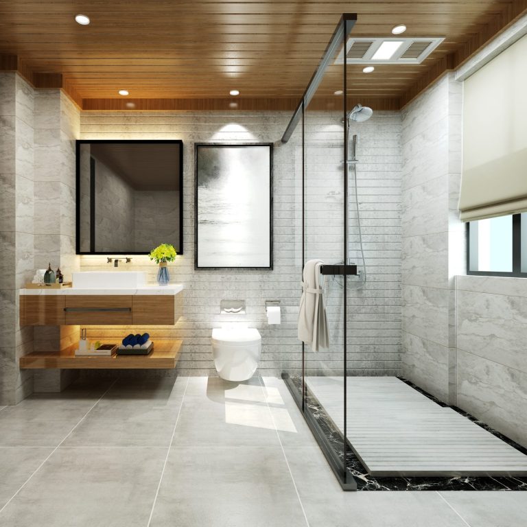 Image d'une rénovation de salle de bains